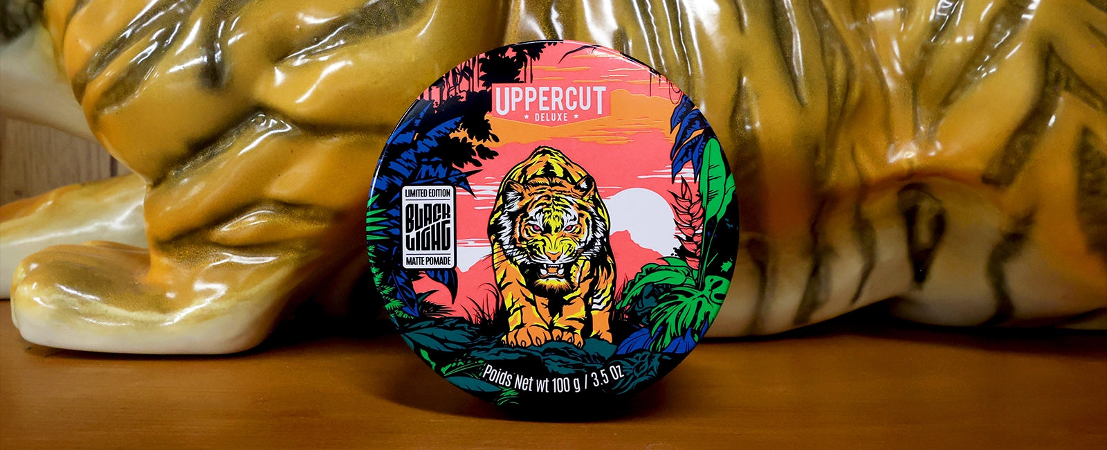 Black Light Matte Pomade On Display