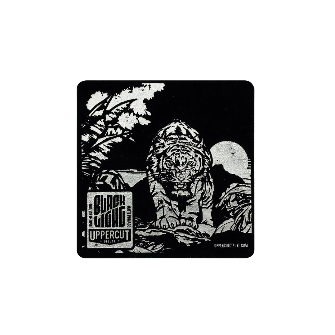 Black Light Matte Pomade Velvet Sticker